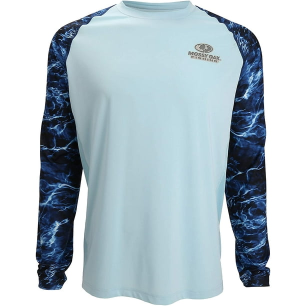EAG Elite Mossy Oak Elements Long Sleeve Performance Fishing Shirt EAG Elite Mossy Oak Elements Long Sleeve Performance Fishing Shirt